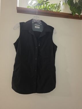 Columbia Black Sleeveless Sun-Protection Top